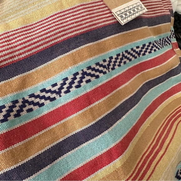 3RD & ARMY Southwest Stripe Drawstring Shorts Men’s Size 34 Boho Festival Style - Picture 14 of 16